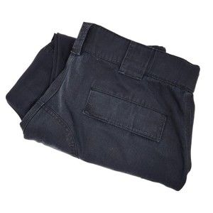 5.11 Tactical TDU Ripstop Pants Men's L Navy Blue Cargo Teflon Relaxed Fit‎